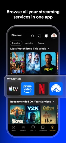 Plex: Find Movies and TV Shows App Store screenshot