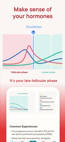 Clue Period & Cycle Tracker App Store screenshot