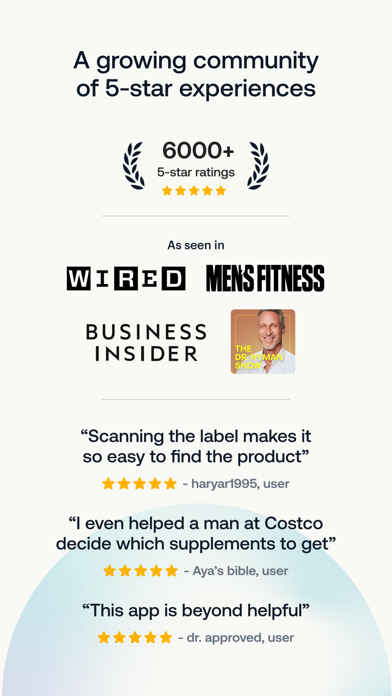 SuppCo: Supplement Scanner App Store screenshot