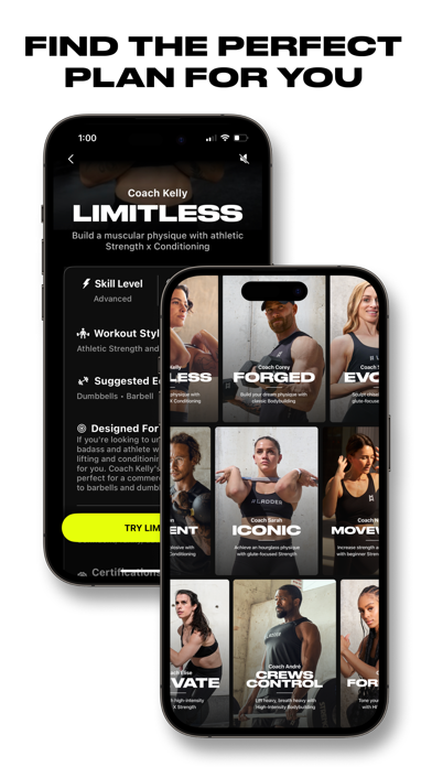 LADDER Strength Training Plans App Store screenshot