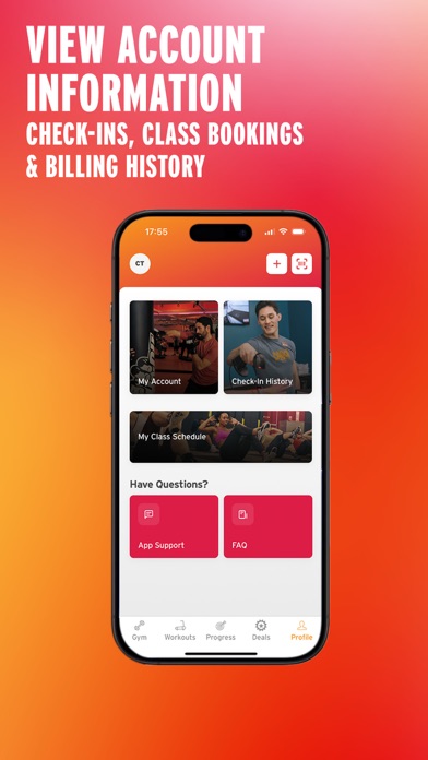 Crunch Fitness App Store screenshot