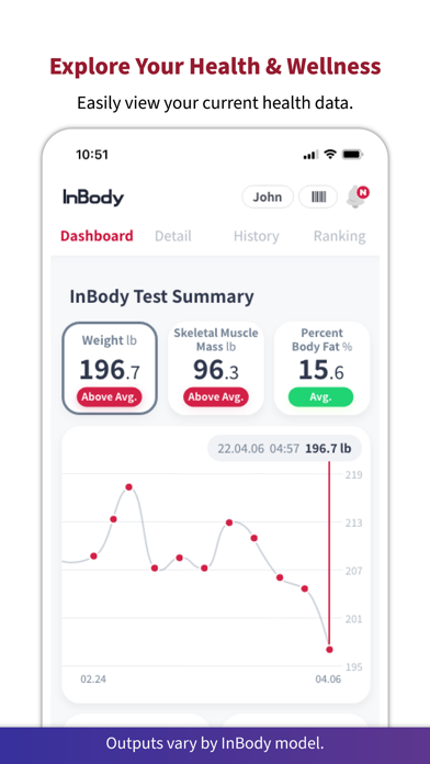 InBody App Store screenshot
