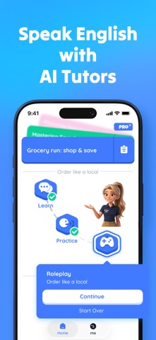 Talko: Learn English with AI App Store screenshot
