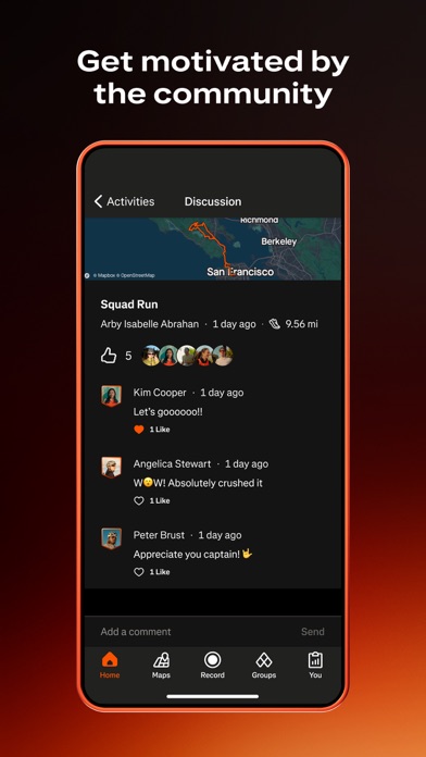Strava: Run, Bike, Walk App Store screenshot