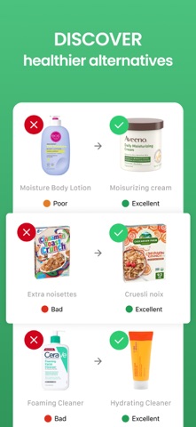 Yuka - Food & Cosmetic Scanner App Store screenshot
