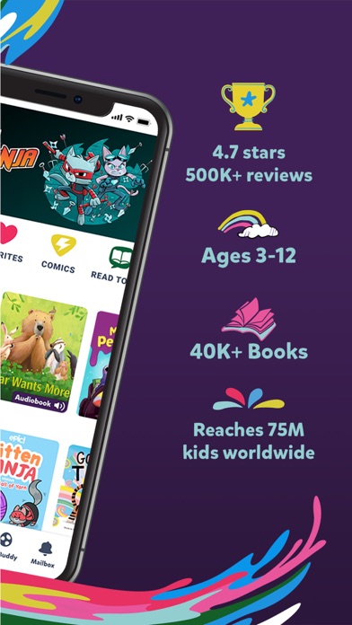 Epic - Kids' Books & Reading App Store screenshot