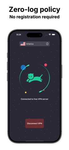 VPN cat: Fast Secure Unlimited App Store screenshot