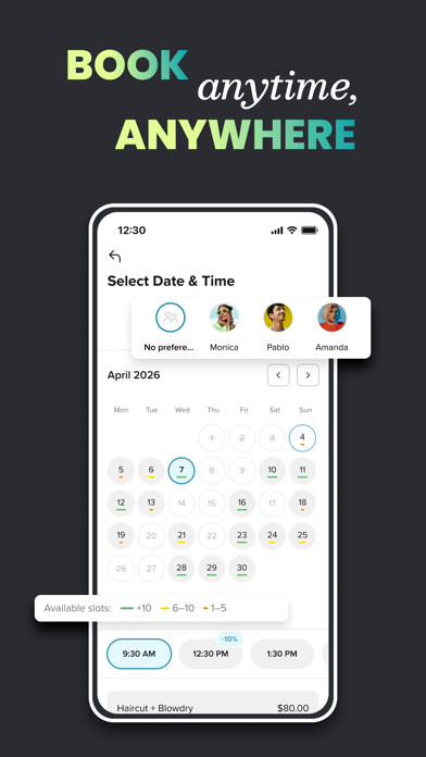 Booksy for Customers App Store screenshot