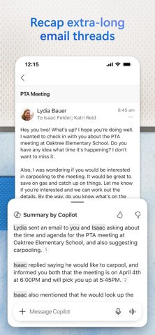 Microsoft Outlook App Store screenshot