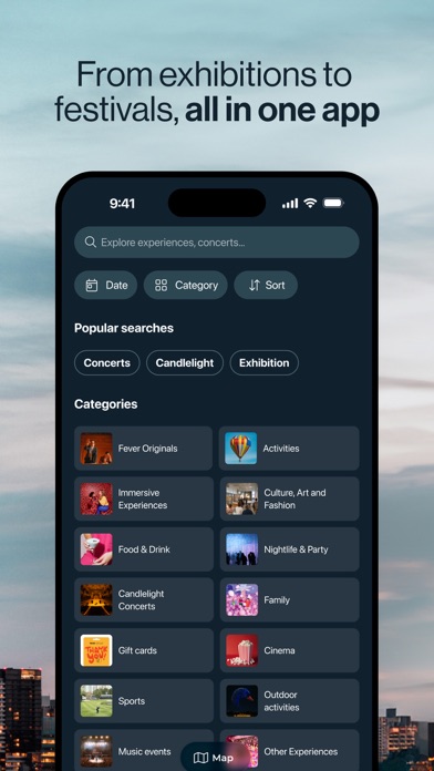 Fever: Events & Tickets App Store screenshot