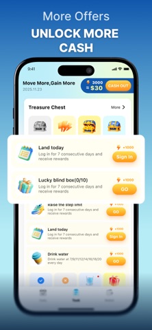 StridePay: Walk & Earn Rewards App Store screenshot