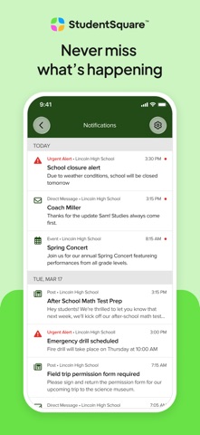StudentSquare App App Store screenshot