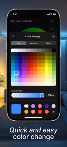 LED light controller LED lamp App Store screenshot