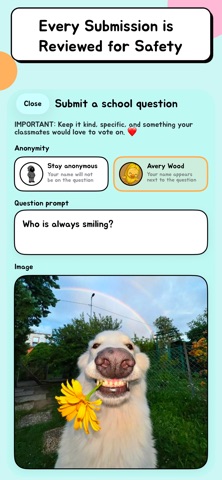 Valid - Compliment Classmates App Store screenshot