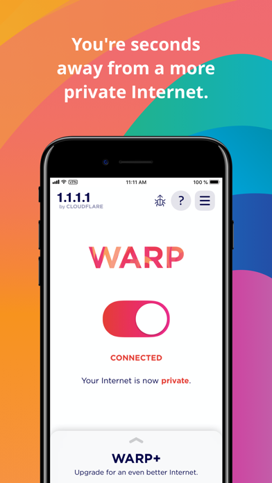 1.1.1.1: Faster Internet App Store screenshot
