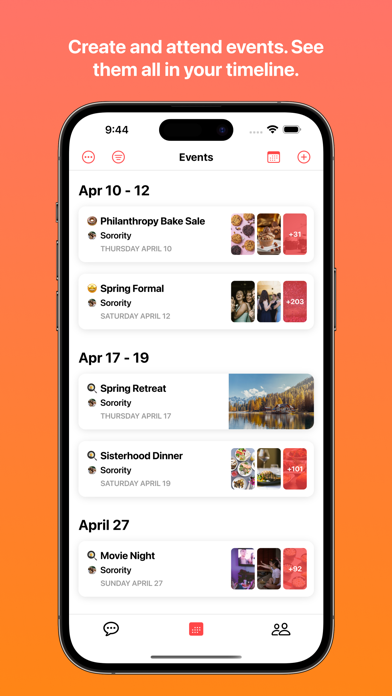 Flare - For Groups App Store screenshot