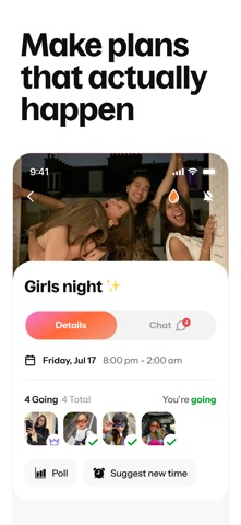 Howbout: shared calendar App Store screenshot