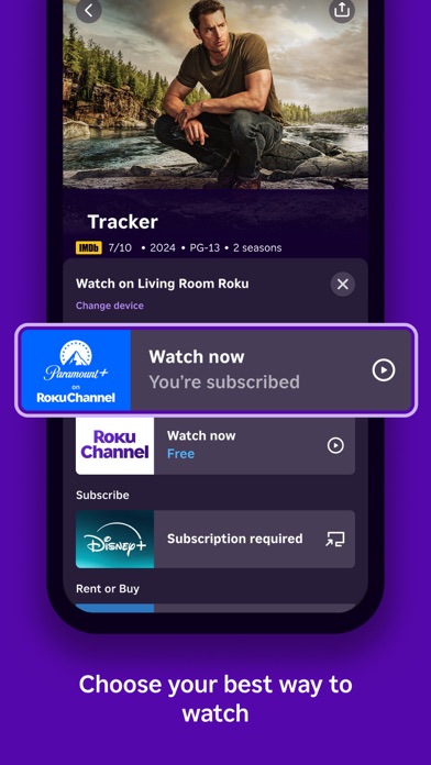The Roku App (Official) App Store screenshot