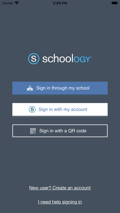 Schoology App Store screenshot