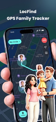 LocFind: GPS Family Tracker App Store screenshot