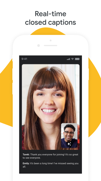 Google Meet App Store screenshot