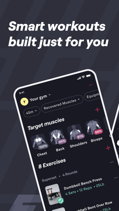 Fitbod: Gym & Fitness Planner App Store screenshot