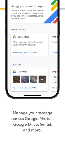 Google One App Store screenshot