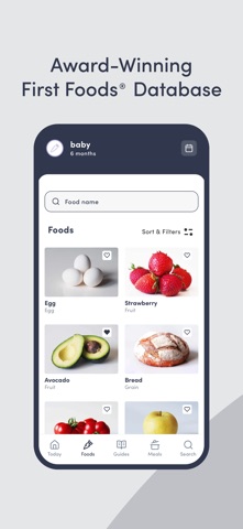 Solid Starts: Baby First Foods App Store screenshot