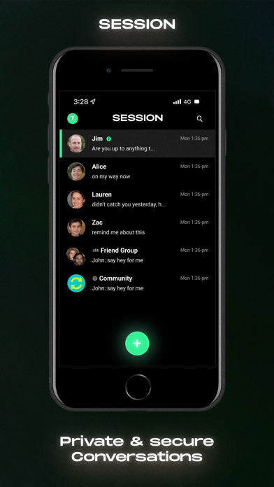 Session - Private Messenger App Store screenshot