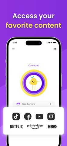 VPN - Free VPN Potato ™ App Store screenshot