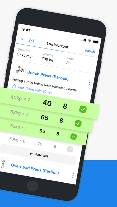Hevy - Workout Tracker Gym Log App Store screenshot