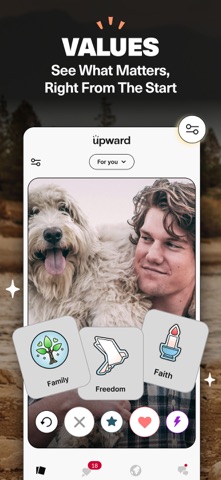 Upward Dating: Meet Singles App Store screenshot