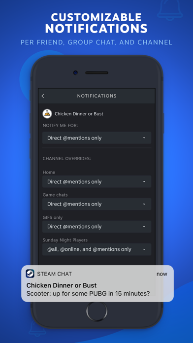 Steam Chat App Store screenshot