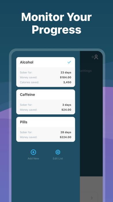 I Am Sober App Store screenshot