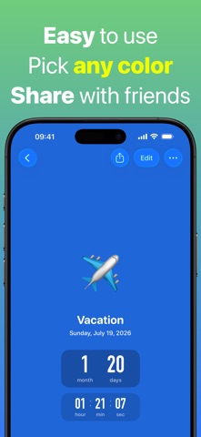 Countdown App Store screenshot