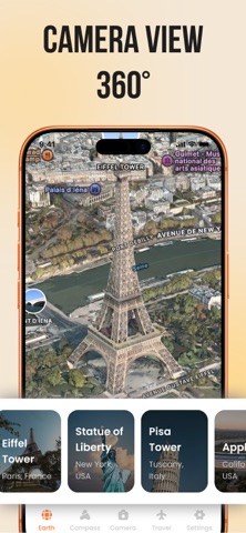 Travel Camera & Compass App Store screenshot