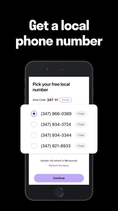TextNow: Call + Text Unlimited App Store screenshot