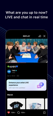 Weverse: Connect with Artists App Store screenshot