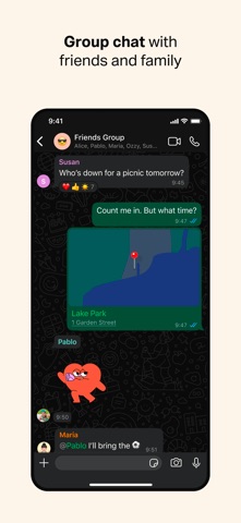 WhatsApp Messenger App Store screenshot