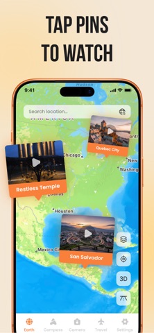 Travel Camera & Compass App Store screenshot