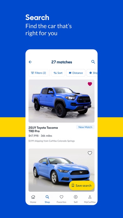 CarMax: Used Cars for Sale App Store screenshot