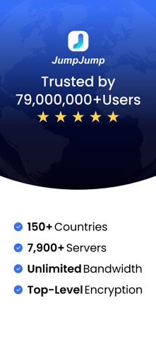 JumpJumpVPN: Fast & Secure App Store screenshot