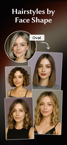 Glowify - AI Hairstyle Try On App Store screenshot