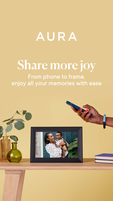Aura Frames App Store screenshot