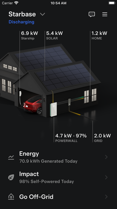 Tesla App Store screenshot