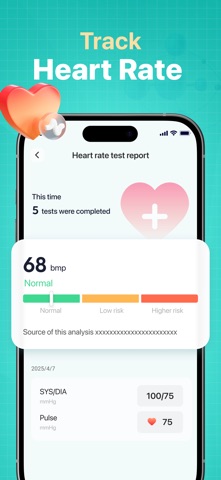 ARBloodPressure:Health record App Store screenshot