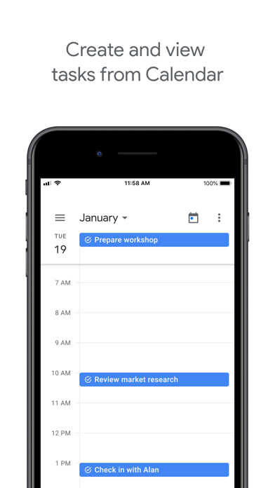 Google Tasks: Get Things Done App Store screenshot