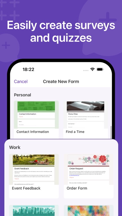Forms for Google Docs App Store screenshot