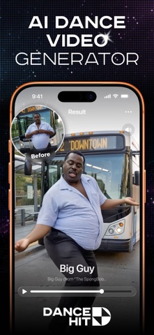 DanceHit: AI Dance Generator App Store screenshot