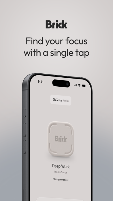 Brick - Ditch Distractions App Store screenshot